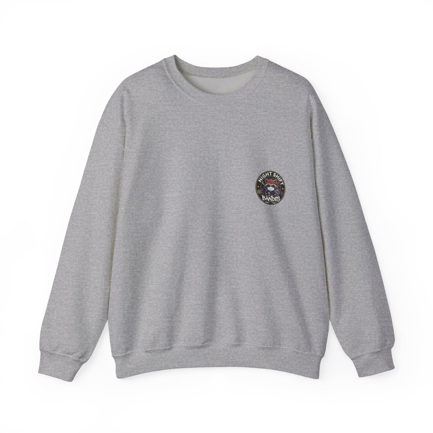 ICU Night Shift Bandit Sweatshirt — "I Survived Another Shift" Crewneck for Nurses