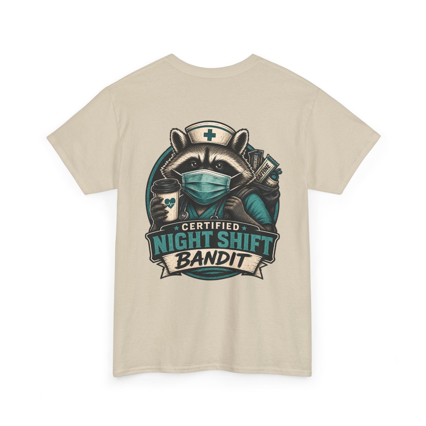 Certified Night Shift Bandit Nurse T-Shirt