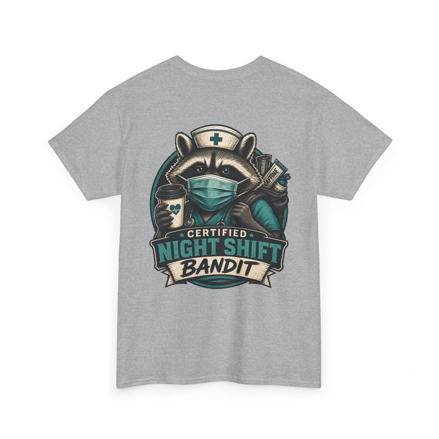 Certified Night Shift Bandit Nurse T-Shirt