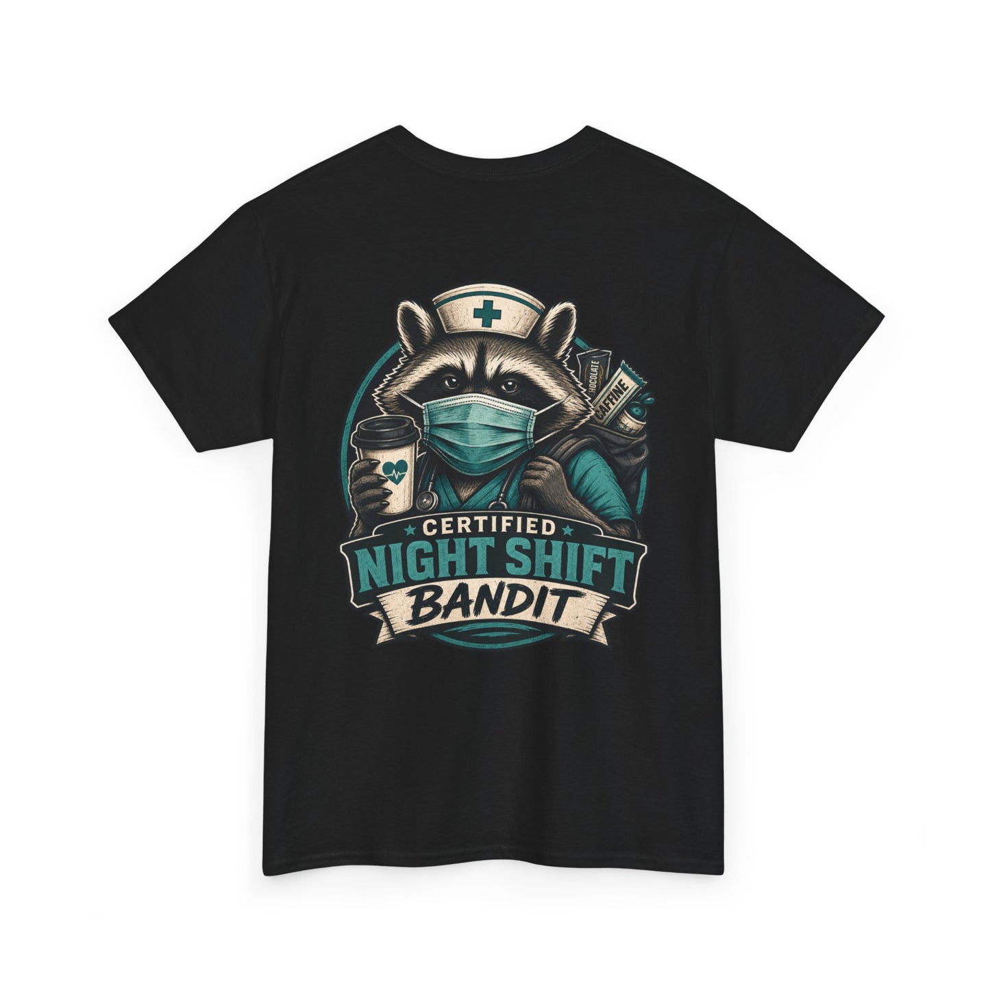 Certified Night Shift Bandit Nurse T-Shirt