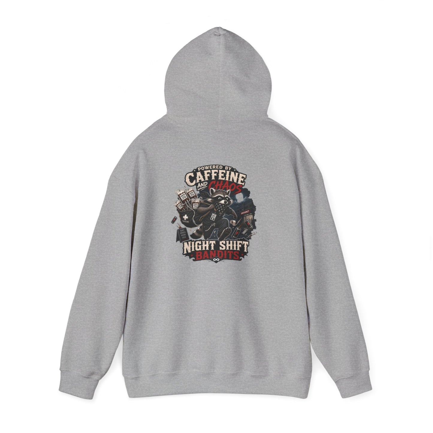 Night Shift Hoodie — Caffeine & Chaos