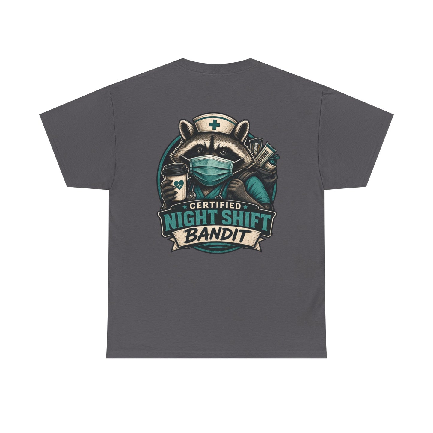 Certified Night Shift Bandit Nurse T-Shirt