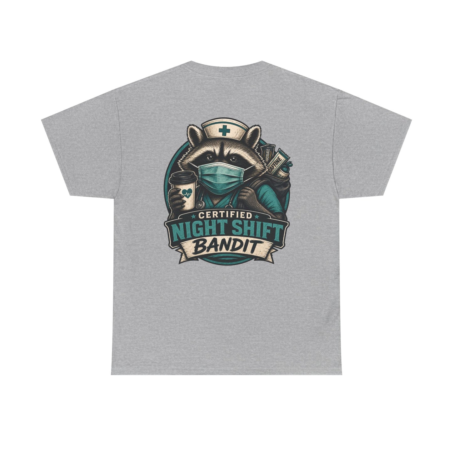 Certified Night Shift Bandit Nurse T-Shirt